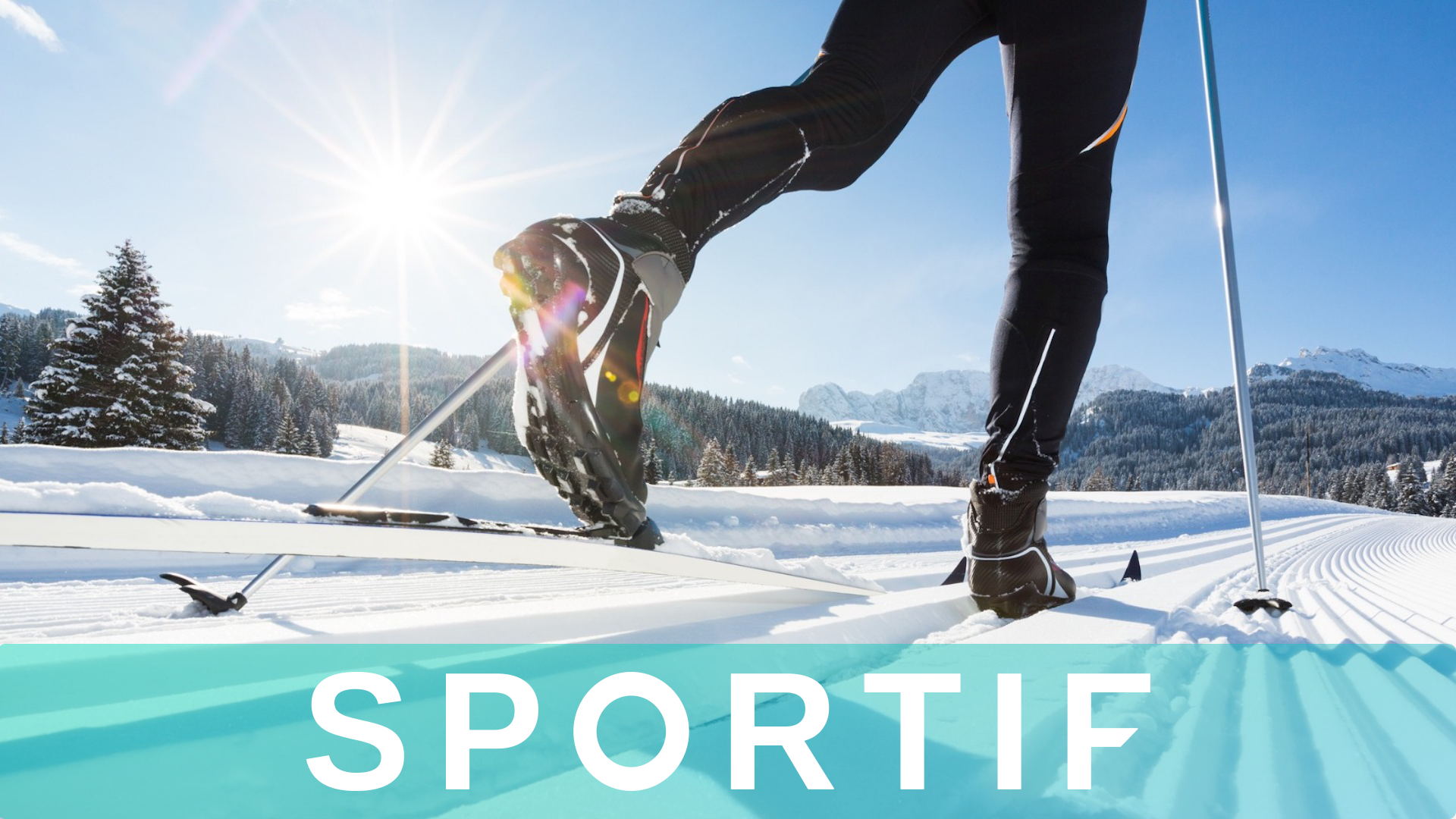 Sprint time, best time for winter outdoor with Sportif and xc skiing
