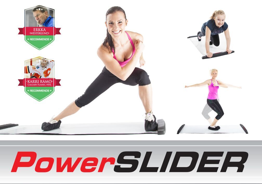 Powerslider Pro 230cm, Musta, Välineet, www.sportif.fi